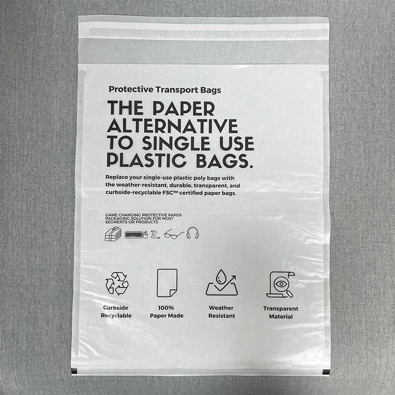 Egyedi biológiailag lebomló üvegpapír zacskók műanyagmentes átlátszó csomagolás gyártó