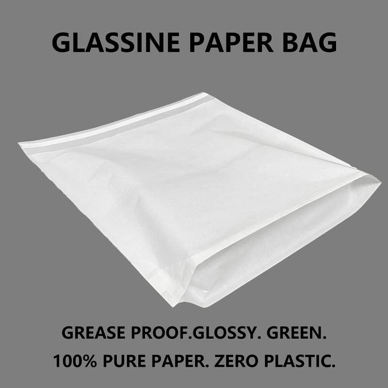 Üveg papírzacskó alsó résszel