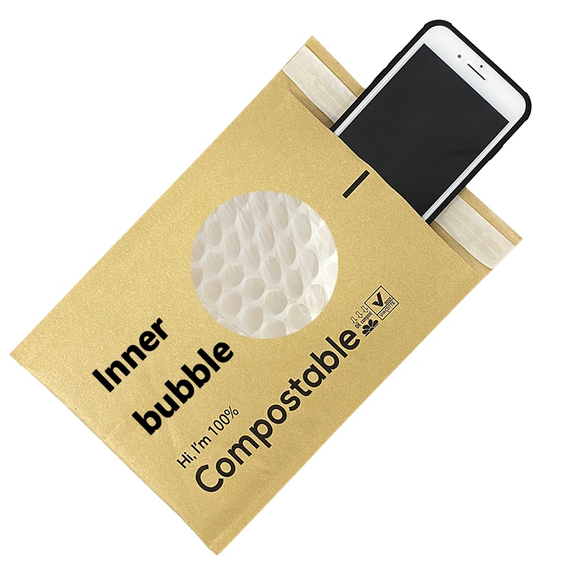 Kraft boríték buborékos levelezőtáskák